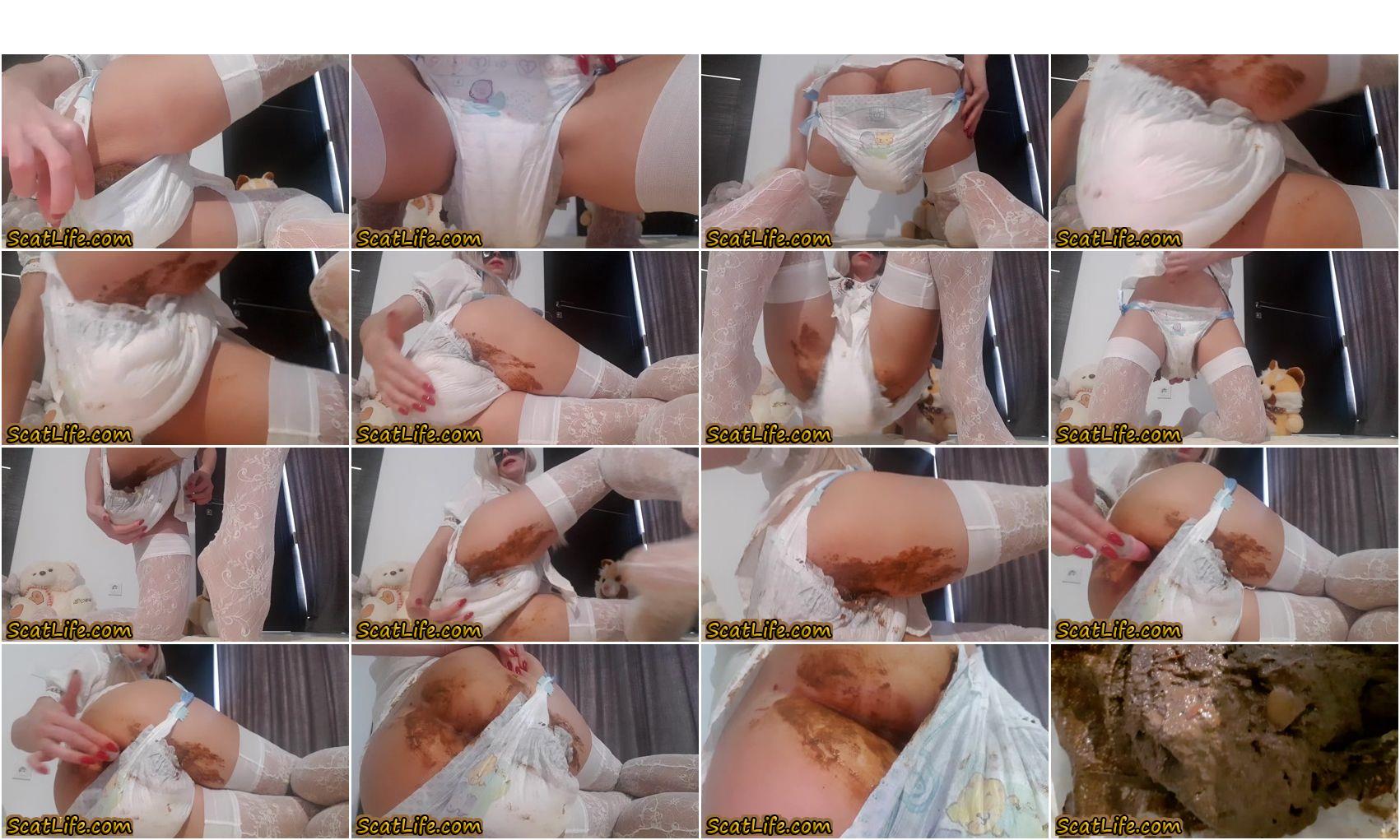 Poop Videos Little Nasty Girl Diapered Thefartbabes ABDL Scat Porn