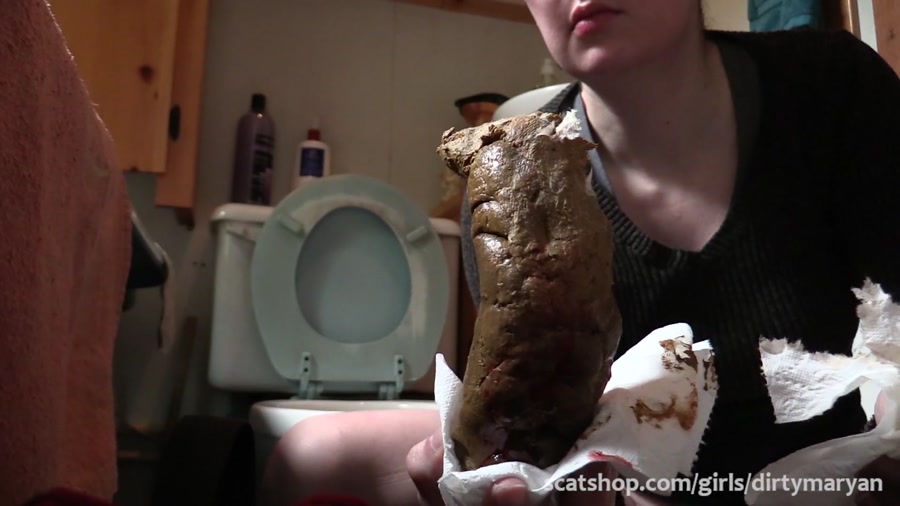 Diarrhea DirtyMaryan – Pooping thick log at my in laws place