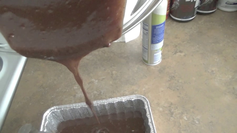 Scatting Chocolate Brownie Poop Cake