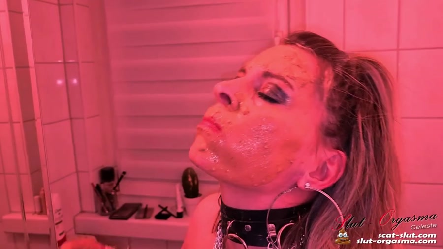 SlutOrgasma – Scat-Slut Celeste beauty shit face mask – Amateurs