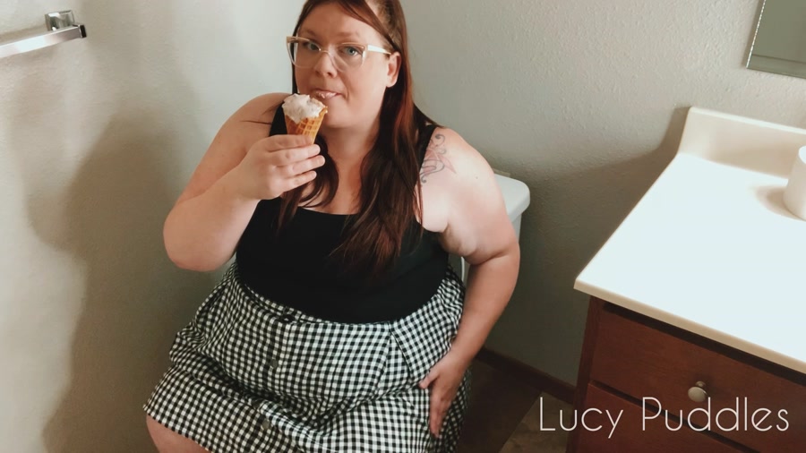 LucyPuddles – Ice Cream Cone on the Throne MP4 / FullHD 1080p (1.09 GB)